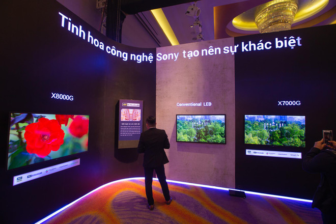 Các dòng sản phẩm tivi của Sony luôn được đánh giá cao nhờ chất lượng hiển thị vượt trội. (Ảnh: Minh Sơn/Vietnam+) Loạt tivi Sony Bravia 2019 thế hệ mới ra mắt thị trường Việt Nam ảnh 2