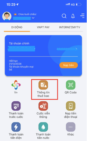 Hướng dẫn chuẩn hóa thông tin thuê bao với CSDL quốc gia về dân cư ảnh 1