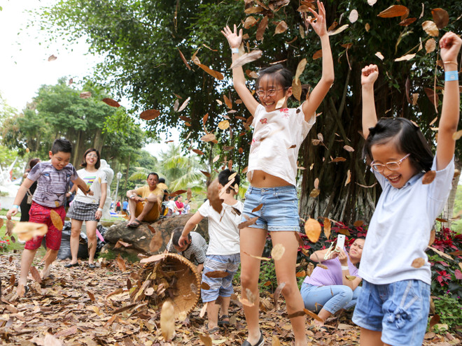 Hàng ngàn em nhỏ "quậy" tưng bừng trong ngày hội sáng tạo Ecoplay ảnh 1