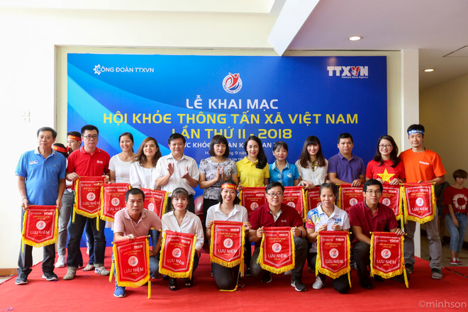 Gần 100 vận động viên thi đấu tại Hội khỏe Thông tấn xã Việt Nam 2018 ảnh 1