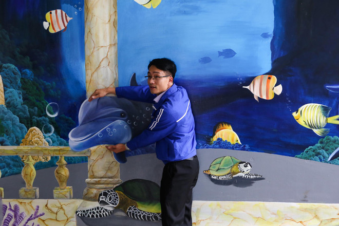 Khám phá không gian tranh 3D tuyệt đẹp trong khuôn viên trường học ảnh 2