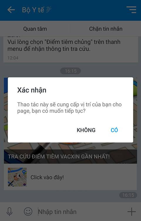 Bộ Y Tế triển khai tra cứu điểm tiêm vắcxin gần nhất qua dịch vụ OTT ảnh 3