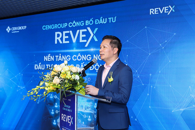 Ông Phạm Thanh Hưng – Phó Chủ tịch Hội đồng quản trị CenGroup chia sẻ về lý do đầu tư cũng như định hướng hợp tác của CenGroup và Revex trong thời gian tới.(Ảnh: PV/Vietnam+ Shark Hưng “rót” 1 triệu USD đầu tư vào nền tảng công nghệ Revex ảnh 2