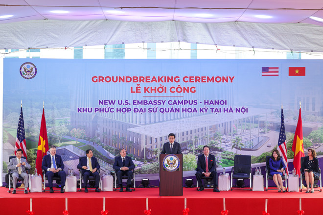 Khởi công công trình khu phức hợp Đại sứ quán Hoa Kỳ tại Hà Nội ảnh 3