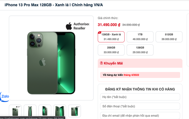 iPhone 13 màu mới sắp về Việt Nam với giá từ trên 31 triệu đồng ảnh 4