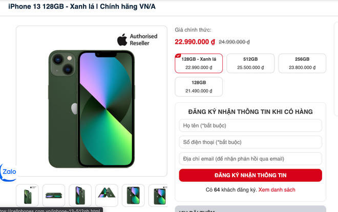 iPhone 13 màu mới sắp về Việt Nam với giá từ trên 31 triệu đồng ảnh 7