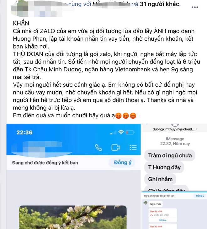 Cảnh giác kẻ gian dùng tài khoản Zalo giả mạo bạn bè lừa đảo vay tiền ảnh 4