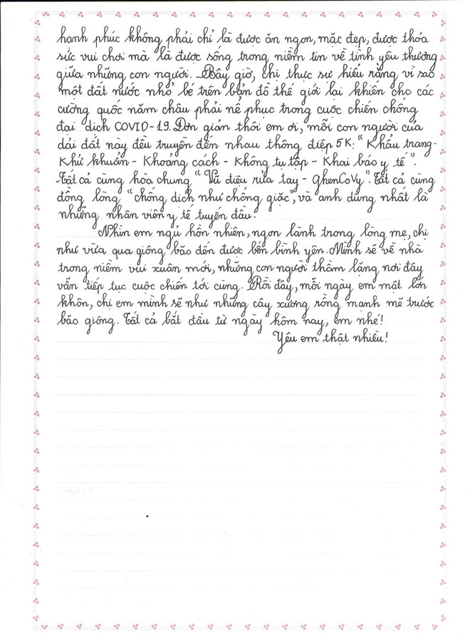 Nữ sinh lớp 8 ở Hà Nội đoạt giải Nhất cuộc thi viết thư quốc tế UPU ảnh 4