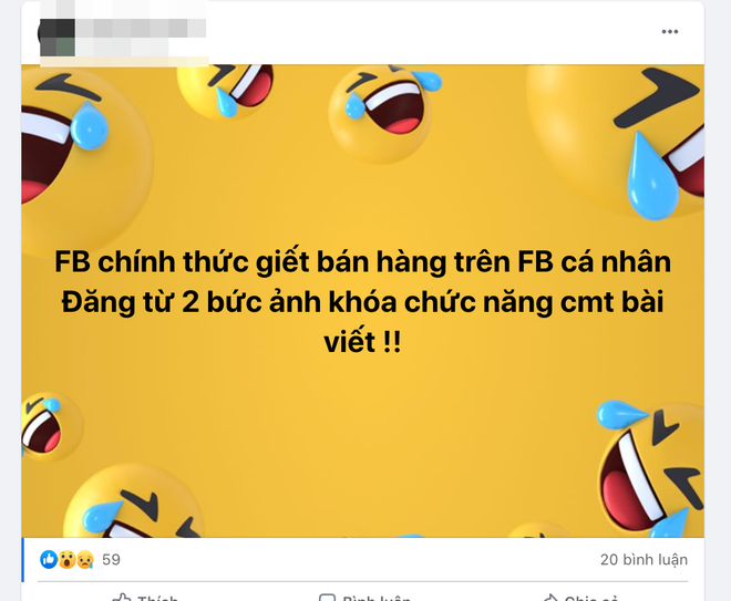 Người dùng 'than trời' vì không thể bình luận bài viết trên Facebook ảnh 1
