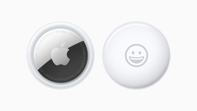 Hai mặt của sản phẩm AirTag. (Ảnh: Apple) 'Điểm danh' những sản phẩm Apple đã giới thiệu vào rạng sáng 21/4 ảnh 6