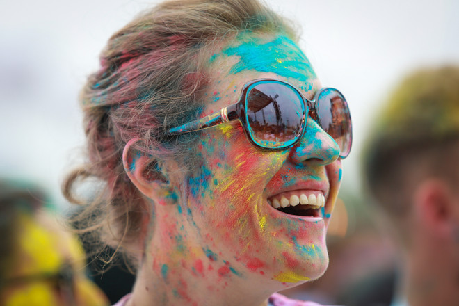 Trai xinh gái đẹp Hà Nội tưng bừng với lễ hội bột màu Color Me Run ảnh 6