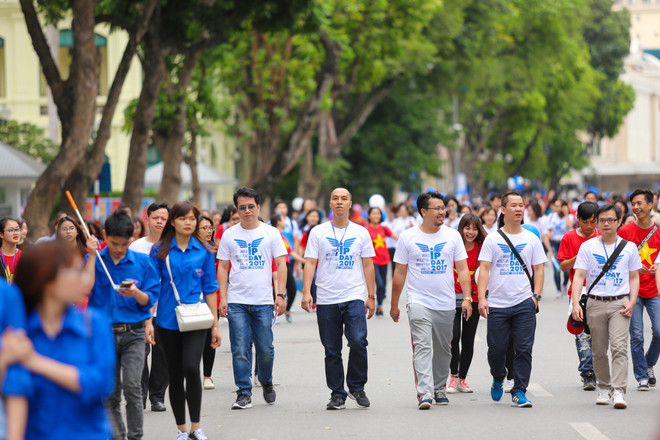 Hàng ngàn bạn trẻ đi bộ đồng hành nhân ngày Sở hữu trí tuệ thế giới ảnh 13