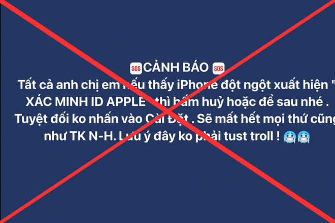 Những nội dung chia sẻ được các chuyên gia cảnh báo không đúng sự thật. (Ảnh chụp màn hình) Thiết kế chưa có tên.png