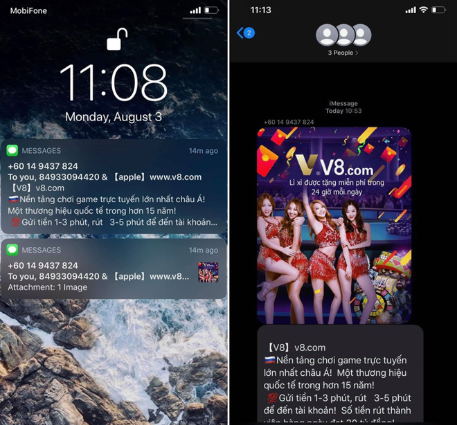 Người dùng iPhone 'kêu trời' vì bị quảng cáo cá cược liên tục spam ảnh 1