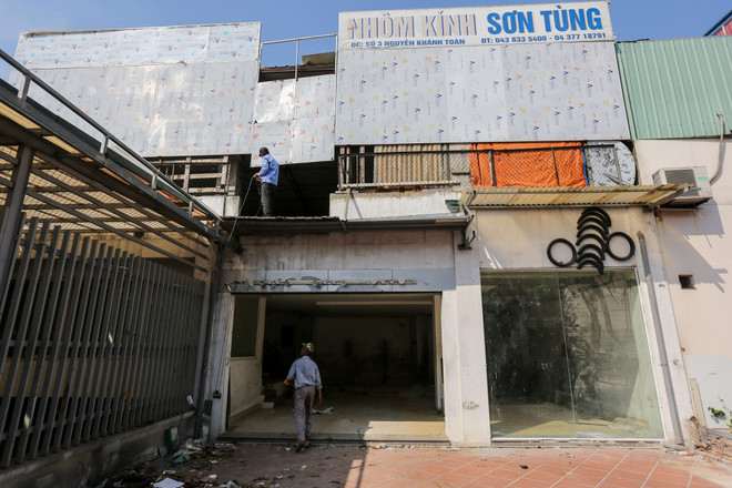 Hà Nội: Cưỡng chế phá dỡ các công trình vi phạm tại mương Nghĩa Đô ảnh 10