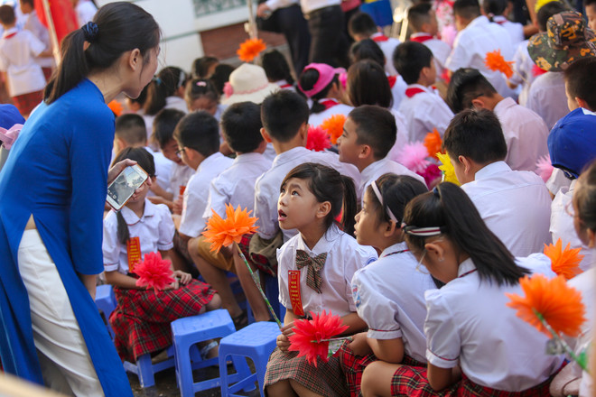 Khai giảng ở ngôi trường có số lượng học sinh lớp 1 đông kỷ lục Hà Nội ảnh 7