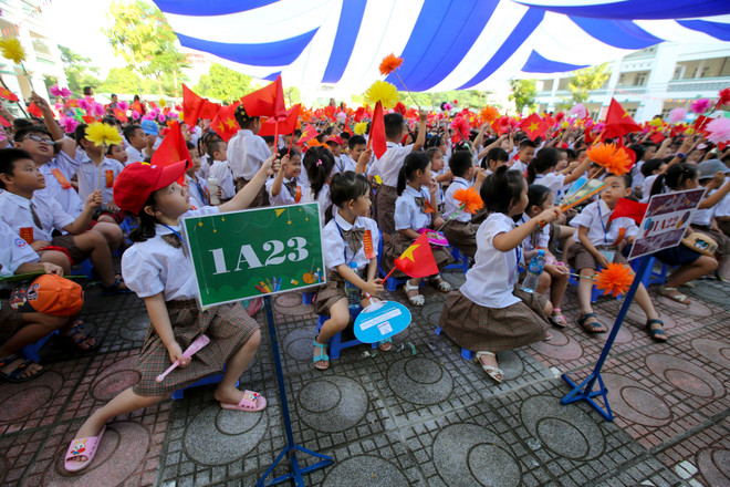 Khai giảng ở ngôi trường có số lượng học sinh lớp 1 đông kỷ lục Hà Nội ảnh 6