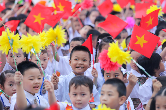 Khai giảng ở ngôi trường có số lượng học sinh lớp 1 đông kỷ lục Hà Nội ảnh 12