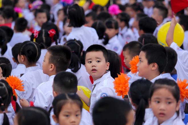 Khai giảng ở ngôi trường có số lượng học sinh lớp 1 đông kỷ lục Hà Nội ảnh 11
