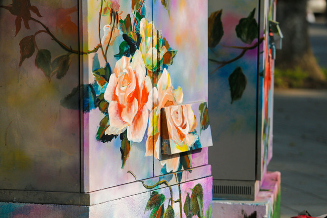 Thay 'áo' mới cho những bốt điện 'vô hồn' ở Hà Nội ảnh 9