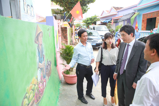 Quảng Nam: Khánh thành làng bích họa đầu tiên ở Việt Nam ảnh 5