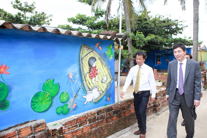 Quảng Nam: Khánh thành làng bích họa đầu tiên ở Việt Nam ảnh 4