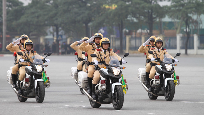 Bộ trưởng Trần Đại Quang phát lệnh xuất quân bảo vệ Đại hội Đảng ảnh 4