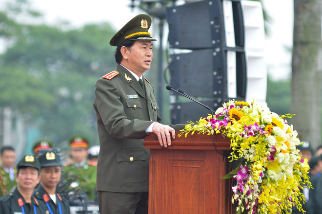 Bộ trưởng Trần Đại Quang phát lệnh xuất quân bảo vệ Đại hội Đảng ảnh 2