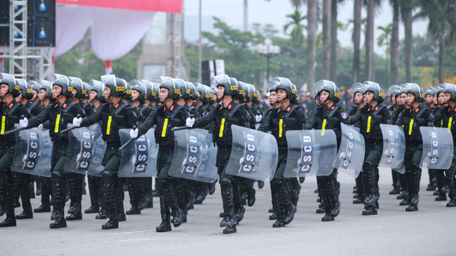 Bộ trưởng Trần Đại Quang phát lệnh xuất quân bảo vệ Đại hội Đảng ảnh 7