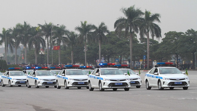 Bộ trưởng Trần Đại Quang phát lệnh xuất quân bảo vệ Đại hội Đảng ảnh 9