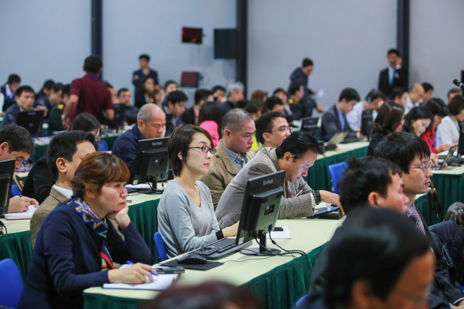 Cận cảnh Trung tâm báo chí cho 700 phóng viên đưa tin Đại hội Đảng XII ảnh 5