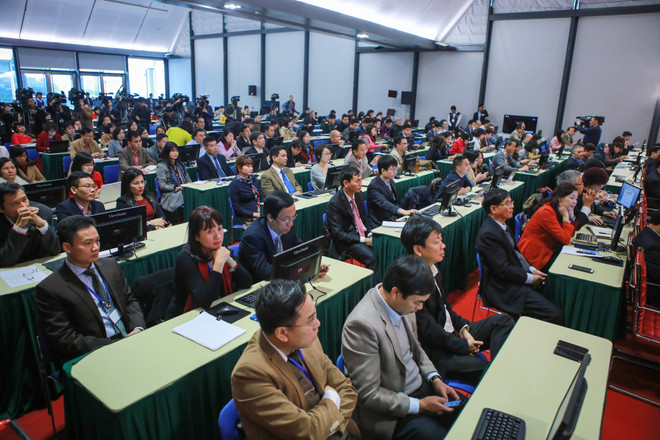 Cận cảnh Trung tâm báo chí cho 700 phóng viên đưa tin Đại hội Đảng XII ảnh 4