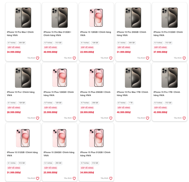 Khách Việt nhận iPhone 15 từ ngày 29/9, mua tối đa 2 chiếc mỗi mẫu ảnh 3