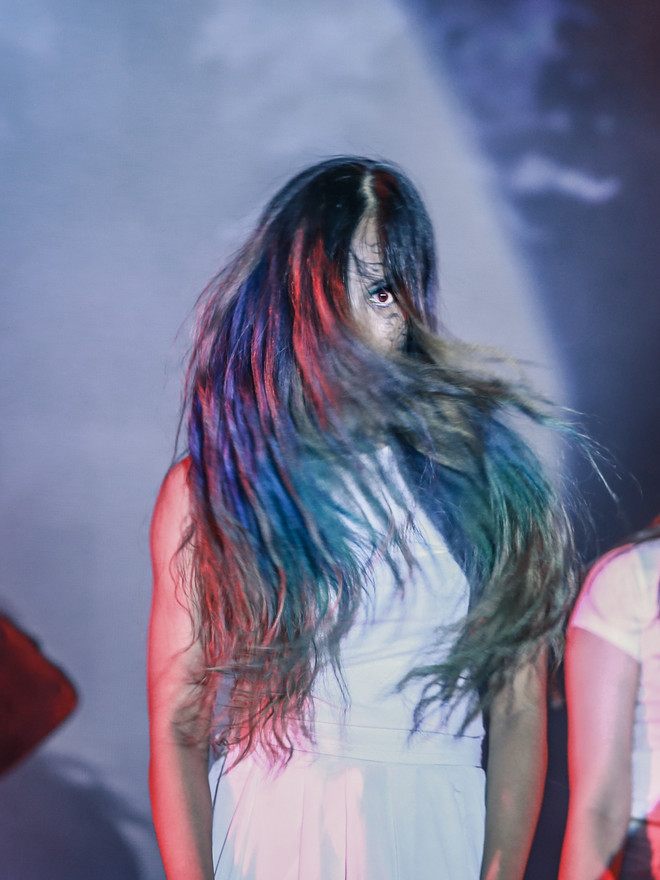 Sinh viên trường Báo hóa ma quỷ dọa khán giả trong lễ hội Halloween ảnh 6