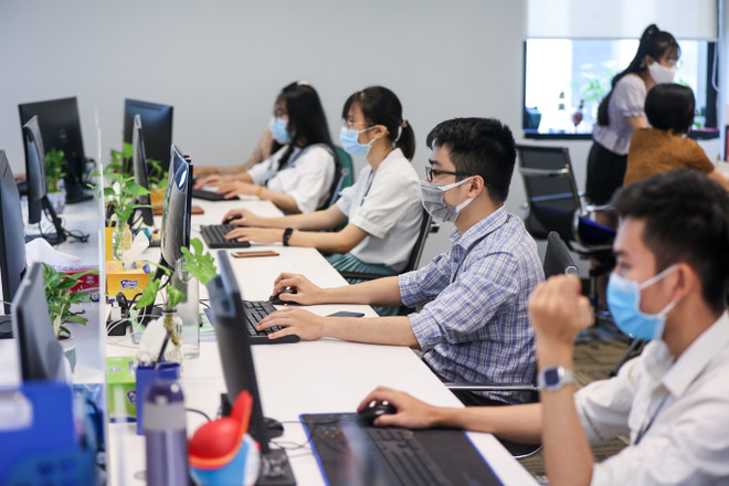 Viettel Solutions - Đơn vị phát triển ứng dụng quản lý người cách ly. (Ảnh: Minh Sơn/Vietnam+) Giám sát người cách ly tại nhà bằng công nghệ nhận diện khuôn mặt ảnh 2
