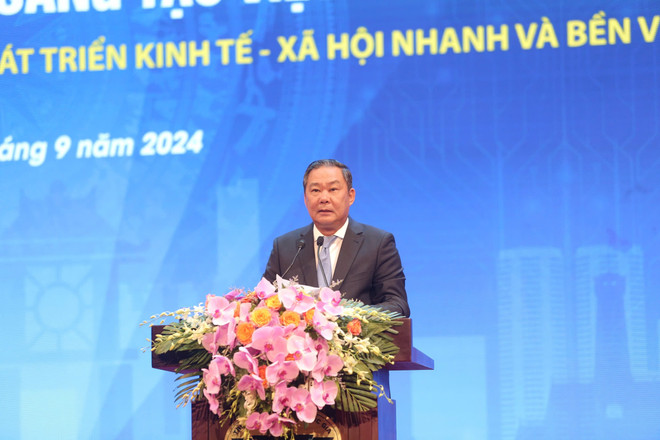 Ông Lê Hồng Sơn - Ủy viên Ban thường vụ Thành ủy, Phó Chủ tịch thường trực Uỷ ban Nhân dân thành phố Hà Nội(Ảnh: Bộ Khoa học và Công nghệ) z5882242401080_17d435c2b131ecec82a6e71937e598a0.jpg