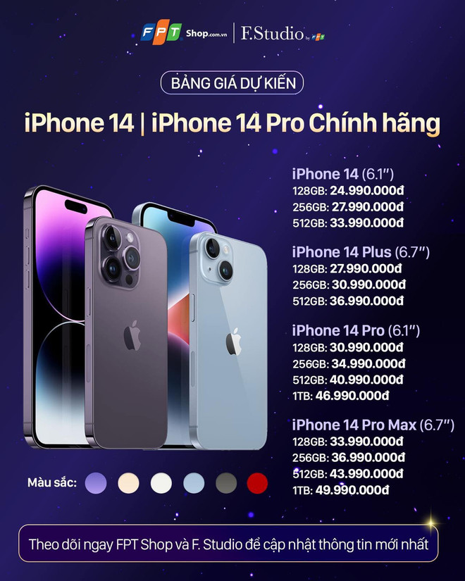 Tiết lộ giá iPhone 14 chính hãng ở Việt Nam, cao nhất 50 triệu đồng ảnh 4