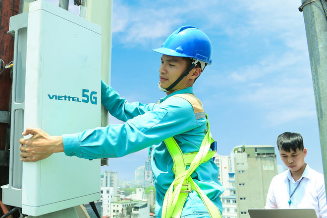 Nhà mạng Viettel đã hoàn thành tích hợp hạ tầng mạng lưới và phát sóng thử nghiệm trạm 5G đầu tiên tại Thành phố Hồ Chí Minh. (Ảnh: Viettel) Viettel phát sóng thử nghiệm 5G tại Thành phố Hồ Chí Minh vào tháng 8 ảnh 1