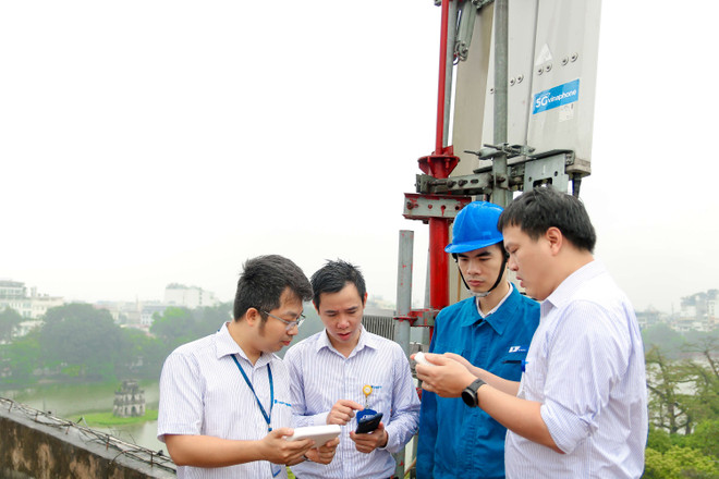 Tốc độ thử nghiệm mạng 5G của VinaPhone nhanh gấp 10 lần so với mạng 4G và có độ trễ lý tưởng gần như bằng 0. (Ảnh: VNPT) VNPT thử nghiệm thành công 5G, sẵn sàng thương mại hóa ảnh 1