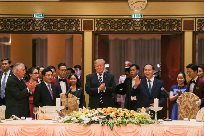 Chủ tịch nước chủ trì Quốc yến chiêu đãi Tổng thống Donald Trump ảnh 2