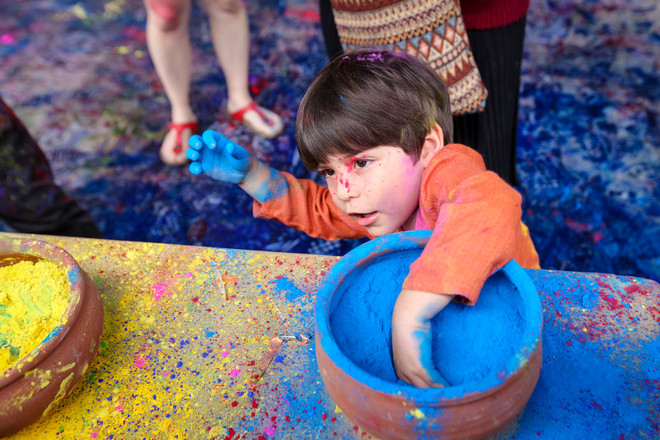 Giới trẻ Hà Nội "đại chiến sắc màu" trong lễ hội Holi của Ấn Độ ảnh 5