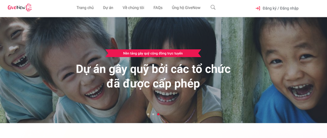 GiveNow - Nền tảng trao gửi niềm tin cho các dự án thiện nguyện ảnh 3