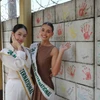 Hoa hậu Thanh Thủy cùng Á hậu 1 Miss International 2024 đến từ Bolivia trên hành trình kết nối văn hóa tại Mỹ Latinh. (Ảnh: NVCC)