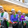 Hàng trăm đồng bào dân tộc Mường diễu hành trình diễn Chiêng Mường xung quanh khu vực Hồ Hoàn Kiếm (Hà Nội) hồi tháng 11 vừa qua. (Ảnh: Minh Sơn/Vietnam+)