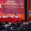 Toàn cảnh buổi họp báo công bố chi tiết các hoạt động Kỷ niệm 50 năm Ngày Giải phóng miền Nam (Ảnh: Nguyễn Nam/Vietnam+)