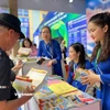 Gian hàng của Vietravel đạt doanh thu gần 17 tỷ đồng sau 4 ngày hội chợ. (Ảnh: Mai Mai/Vietnam+)
