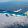 Máy bay của Hãng hàng không Vietnam Airlines đi châu Âu. (Ảnh minh họa: PV/Vietnam+)