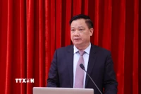 Bí thư Tỉnh ủy Nghệ An Nguyễn Khắc Thận. (Ảnh: Văn Điệp/TTXVN)