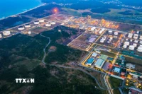 Nhà máy lọc hóa dầu Dung Quất-Công ty Cổ phần lọc hóa dầu Bình Sơn. (Ảnh: Phạm Cường/TTXVN)