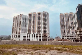 Tòa nhà Ghomes Hạ Long, thuộc dự án Khu nhà ở xã hội đồi Ngân hàng (P.Hà Lầm, Quảng Ninh)